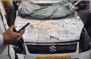 निर्माणाधीन पुलावरून कार कोसळून तीन जणांचा दुर्दैवी मृत्यू; चुकीच्या जीपीएस मार्गदर्शनामुळे अपघात.