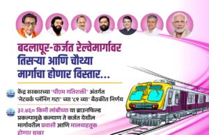 बदलापूर-कर्जत रेल्वेमार्गावर तिसऱ्या आणि चौथ्या मार्गिकेचा विस्तार : प्रवाशांना मोठा दिलासा!