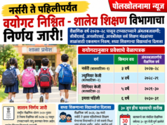 महाराष्ट्रातील शाळा प्रवेशासाठी वयाचे नवे नियम जाहीर; नर्सरीसाठी ३ तर पहिलीसाठी ६ वर्षे पूर्ण असणे बंधनकारक!